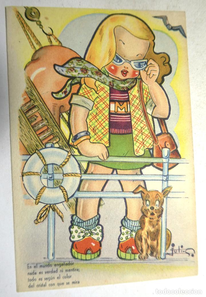 Postais: POSTAL ESTAMPERIA RAM SERIE 16 - ILUSTRADOR JULI ESCRITA