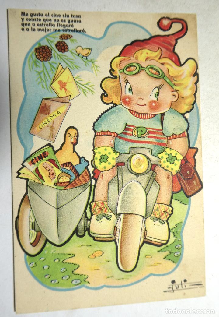 Postkarten: POSTAL ESTAMPERIA RAM SERIE 25 - ILUSTRADOR JULI ESCRITA