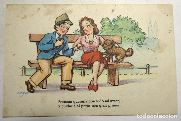 Postais: POSTAL EDICIONES C M B ILUSTRA ZSOLT SERIE 59. ESCRITA