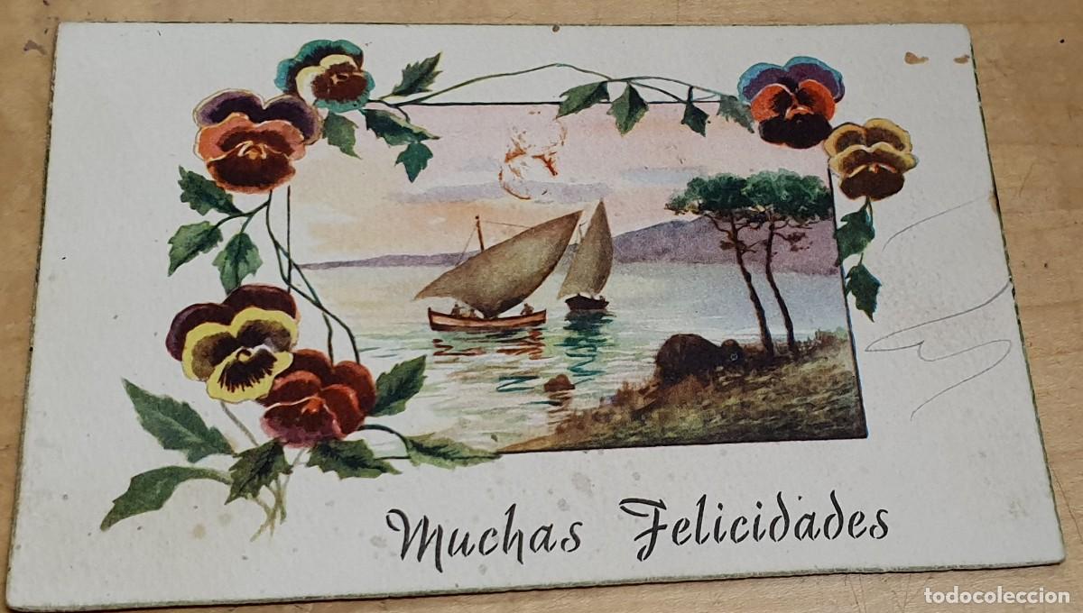 Postais: POSTAL FELICITACI&Oacute;N C.M.B. SERIE FELICIDADES 13,5X9 CM. SIN ESCRIBIR