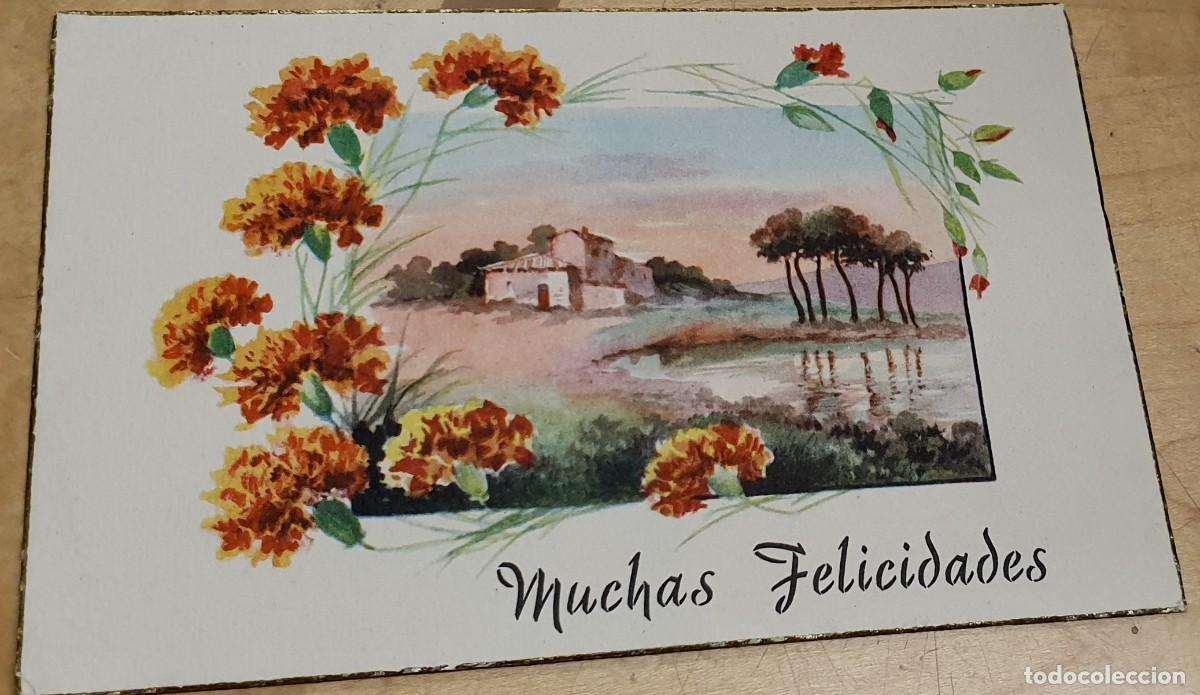 Postais: POSTAL FELICITACI&Oacute;N C.M.B. SERIE N&ordm; 565 A&Ntilde;O 1951 ESCRITA 13,5X9 CM.
