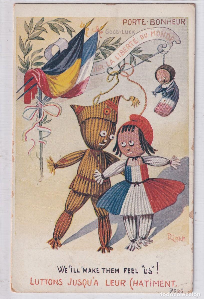 Postais: Postal ilustrador Right. I Lapina. Luttons Jusquia leur. Escrita sin circular