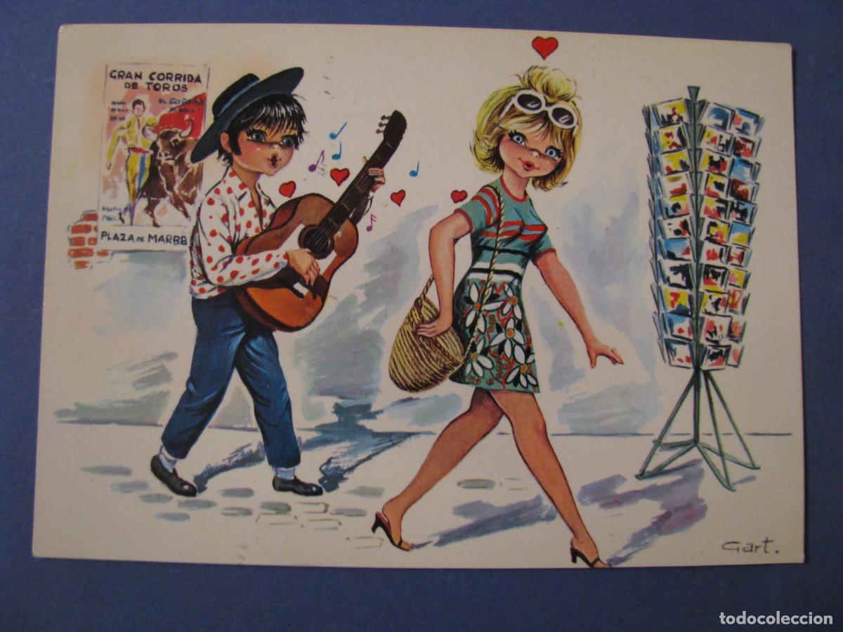 Cartoline: POSTAL DE LA IL. GART. SAVIR 227. VACACIONES EN ESPA&Ntilde;A. ESCRITA. 1972.