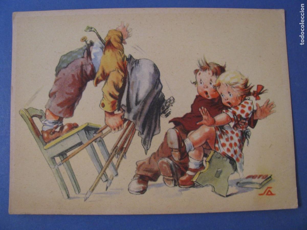 Postais: ANTIGUA POSTAL DIBUJO DE IL? FRANCIA. SA? N&ordm; 2005