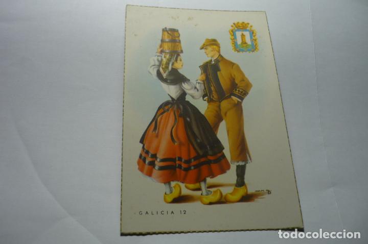 Postais: POSTAL TRAJES TIPICOS GALICIA DIBUJO MNG