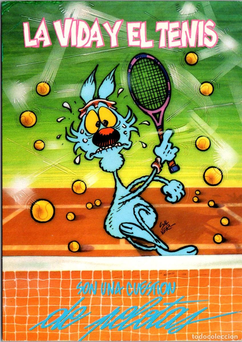 Postais: Lupo Alberto - La Vida y el Tenis son una Cuesti&oacute;n de Pelotas - Ed. Miscelania n&ordm; 01-59 - 150x105mm