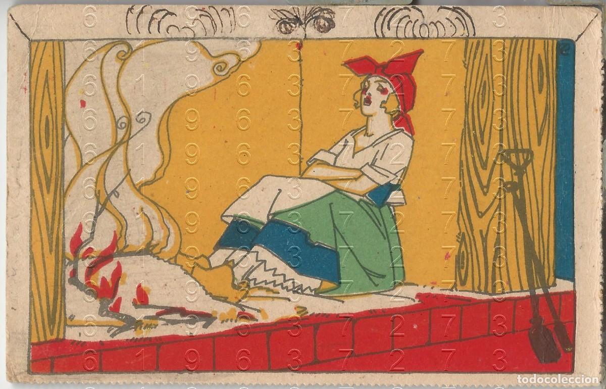 Postais: AL COLEGIO ALEMAN DE MALAGA PENAGOS POSTAL CALLEJA LA CENICIENTA FERNANDA CONESA PST16