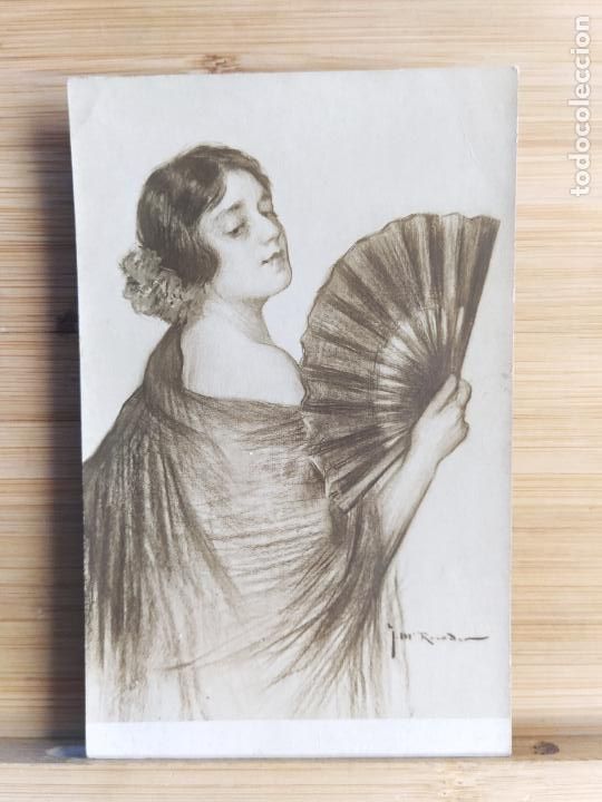 Cartoline: J.M. RECADER-POSTAL ILUSTRADA ANTIGUA-VER FOTOS-(106.487)
