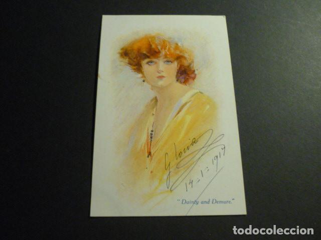 Postais: MUJER ELEGANTE POSTAL ILUSTRADA