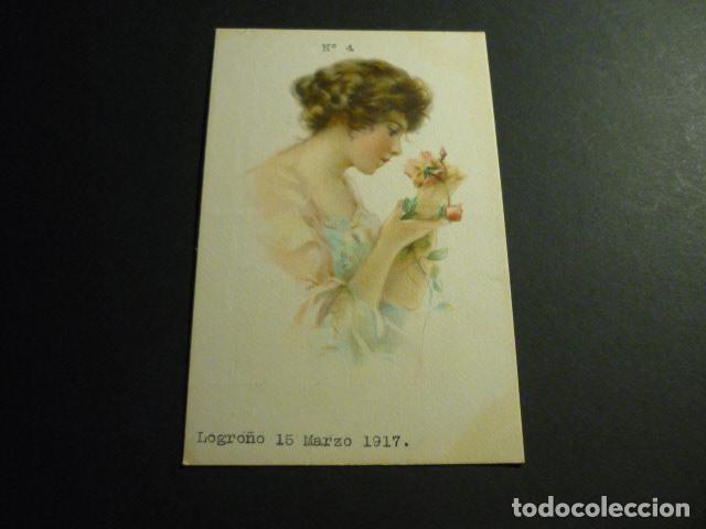 Cartoline: MUJER ELEGANTE POSTAL ILUSTRADA ART DECO