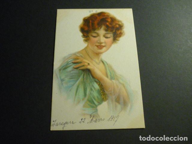 Cartes Postales: MUJER ELEGANTE POSTAL ILUSTRADA ART DECO