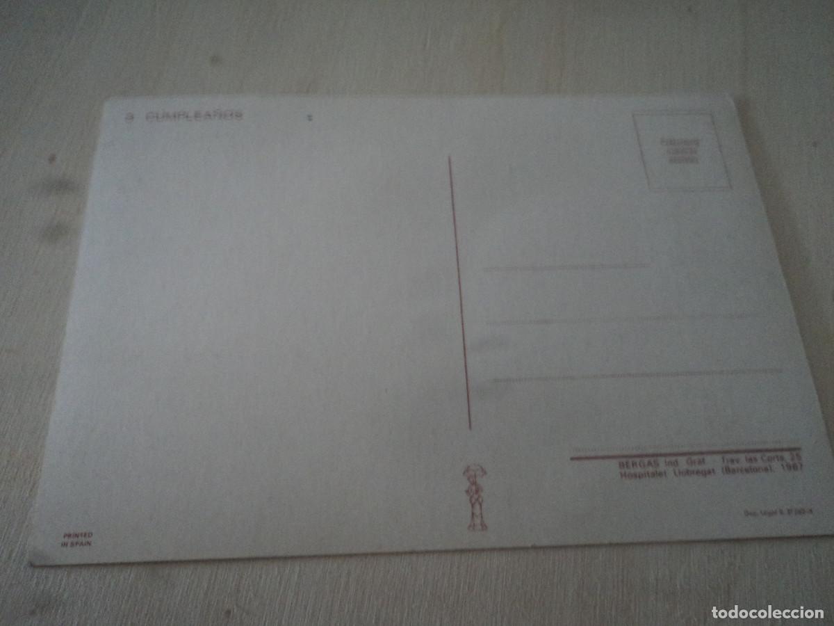 Postales: POSTAL N&ordm; 3 CUMPLEA&Ntilde;OS, - Foto 2