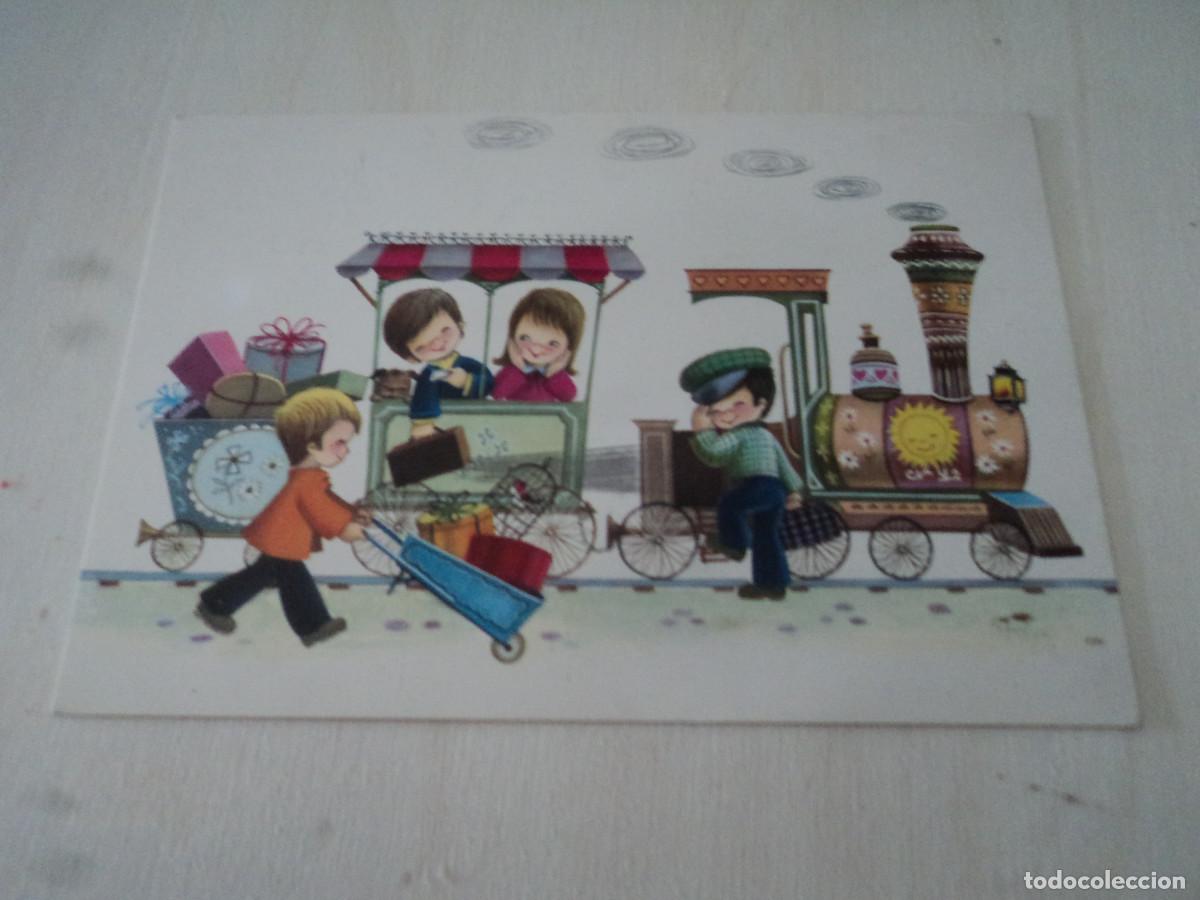 Cartoline: C Y Z N&ordm; 6823 TREN Y VIAJES, CIRCULADA