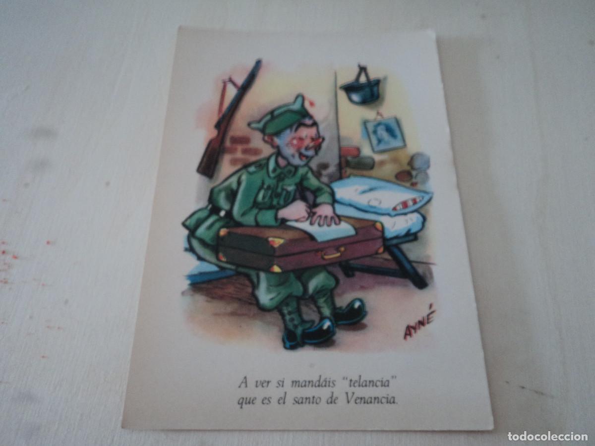 Cartoline: POSTAL DE LA MILICIA, ED. ESTAMPERIA RAM 6011, DIBUJA AYNE
