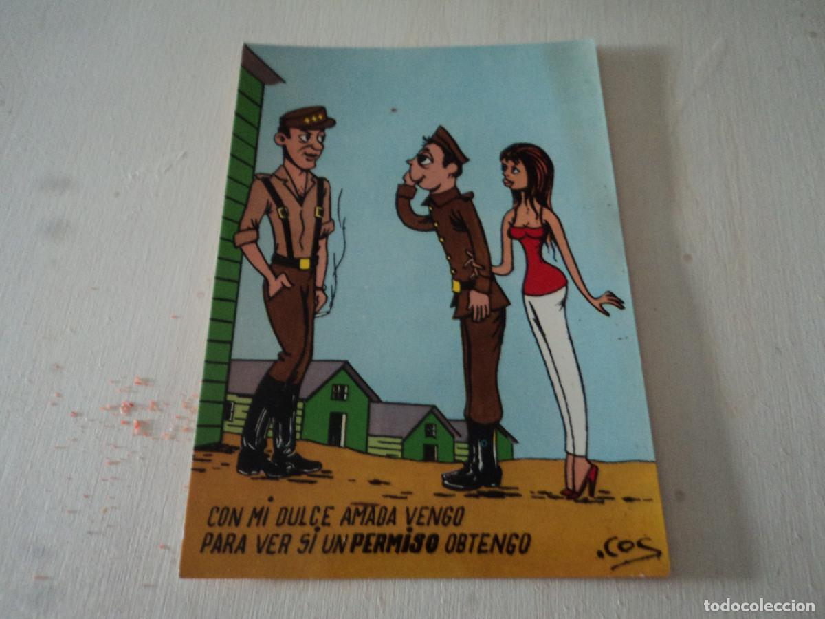 Cartoline: POSTAL DE LA MILICIA, ED. P. CA&Ntilde;AVATE, MODELO 18, DIB. COS