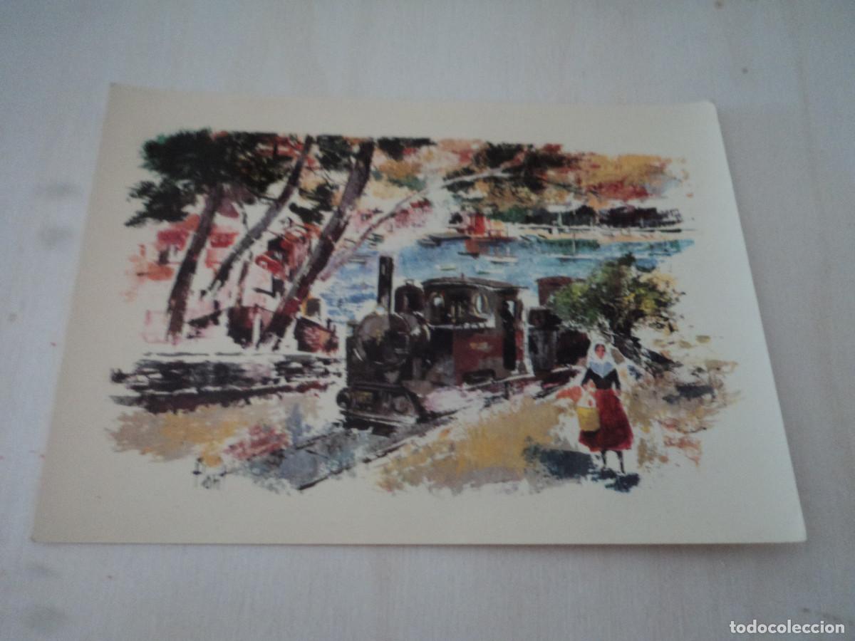 Cartoline: FERROCARRIL DE PALMA A SOLLER ILUSTRA FLORIT