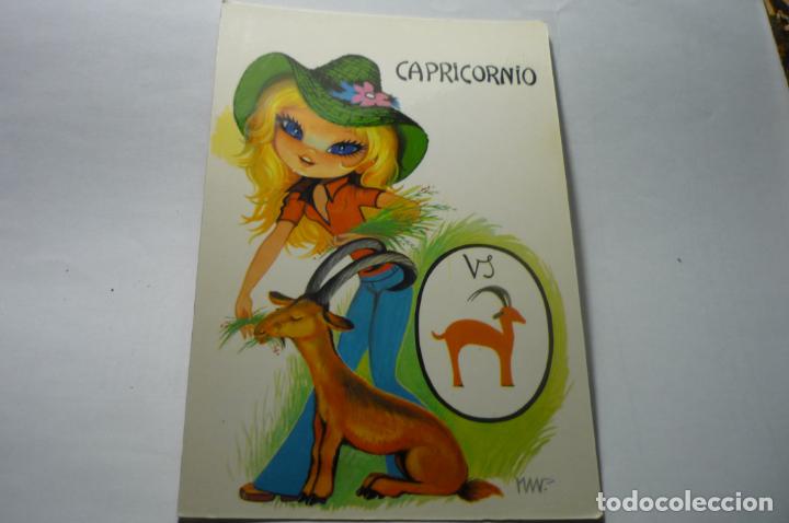 Cartoline: postal dibujo horoscopo.-