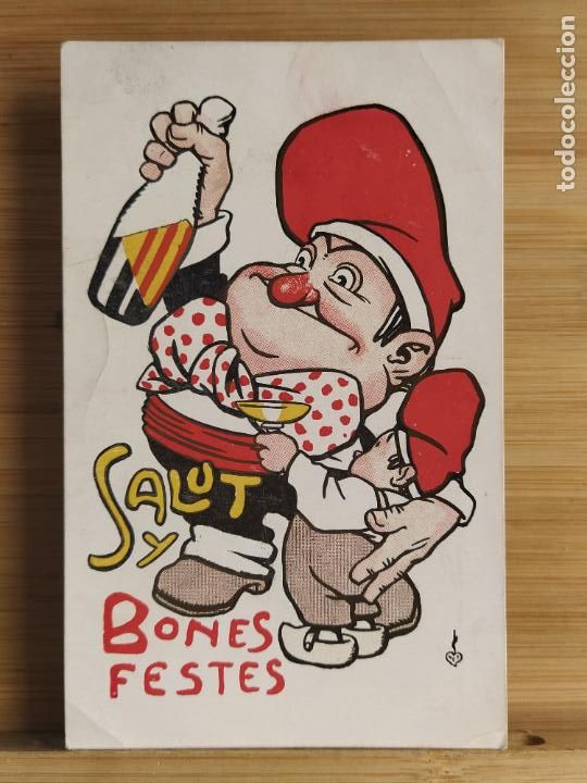 Postales: CU CUT I PATUFET - SALUT Y BONES FESTES-ILUSTRADA PER CORNET-POSTAL ANTIGA-(106.833)