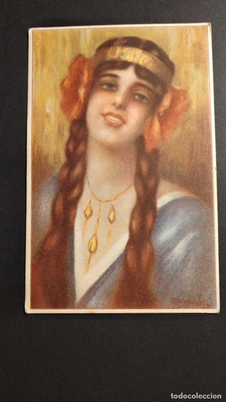 Postkarten: MUJER ART DECO POSTAL
