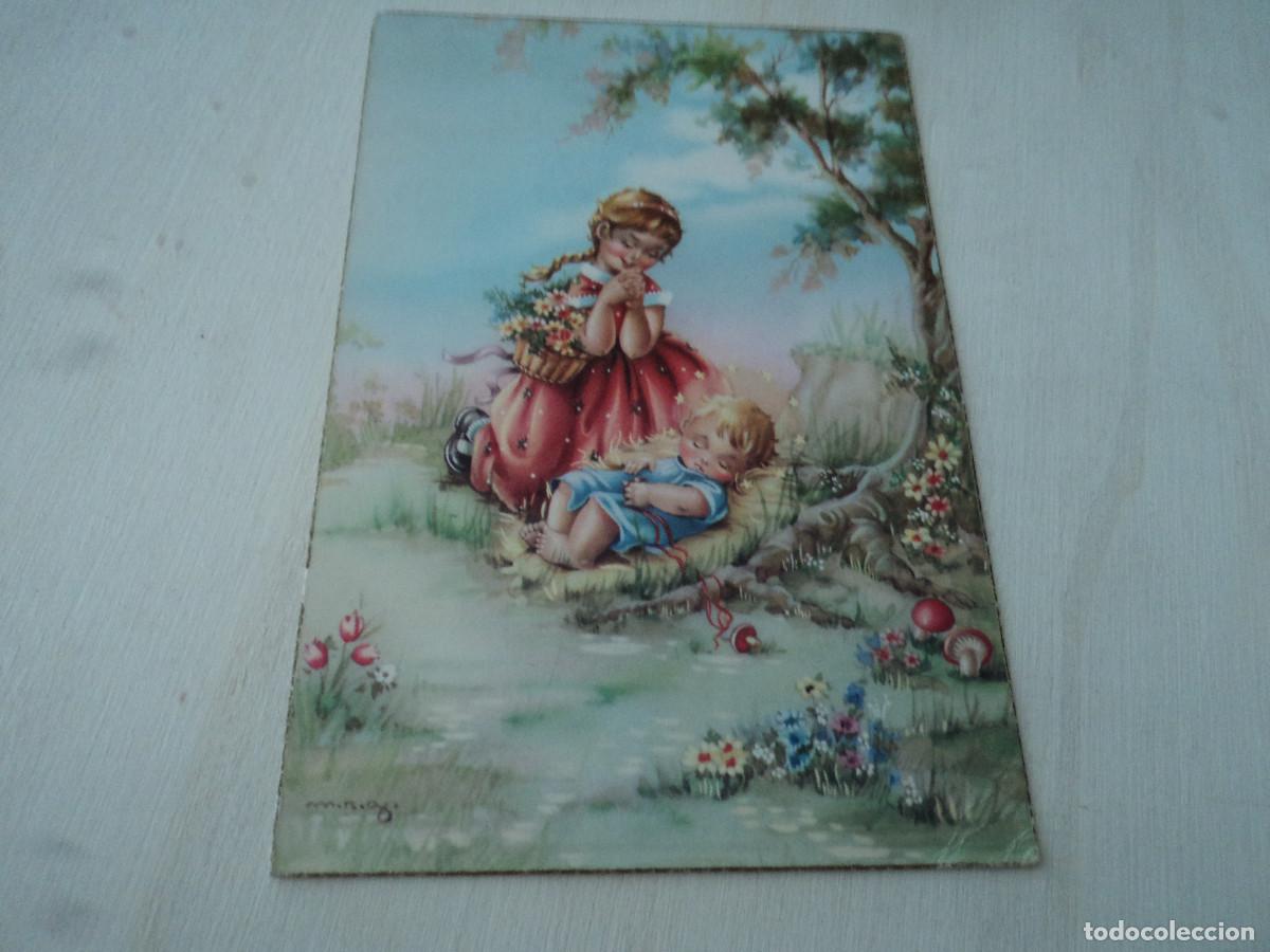 Cartoline: ni&ntilde;os, c y z 510/B, ilustra m. n. g., circulada