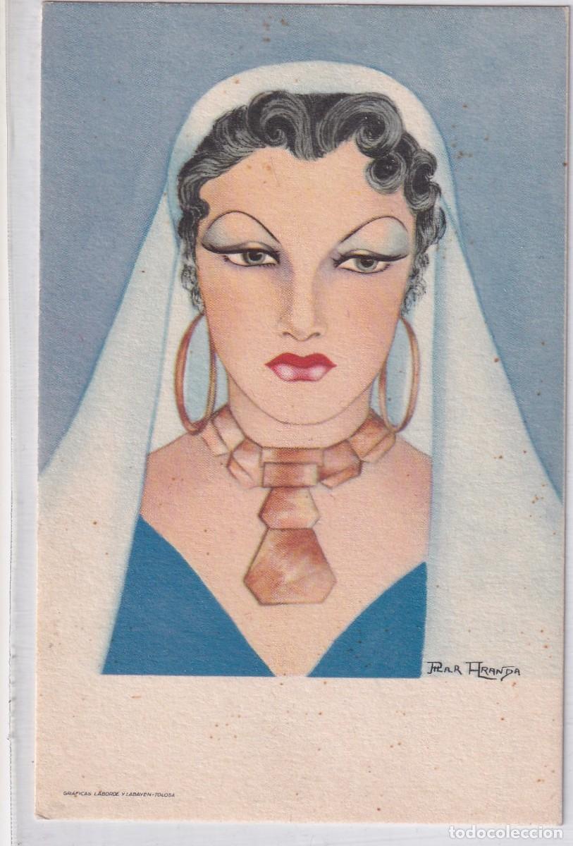 Postais: Postal ilustrada por Pilar Aranda Reina 56/ 2 Sin circular. Mujer