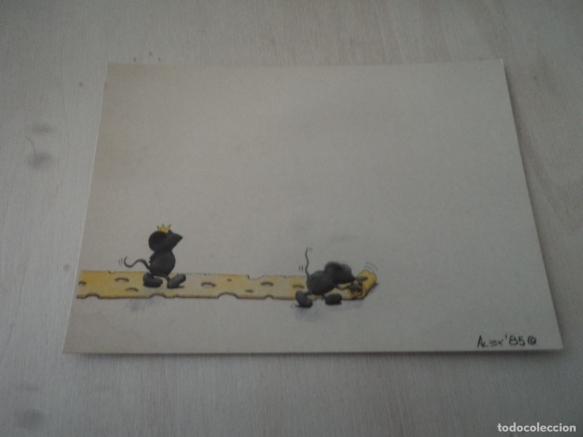 Postais: alfombra de queso, il. alex 85, ed. gallery