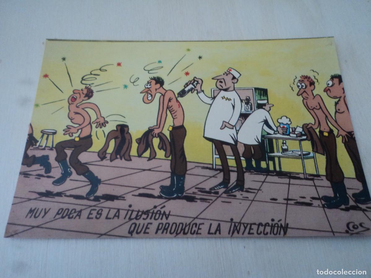 Cartoline: postal de la milicia n&ordm; 16, ilustra cos, ed. ca&ntilde;avate, 14 x 10 cm,