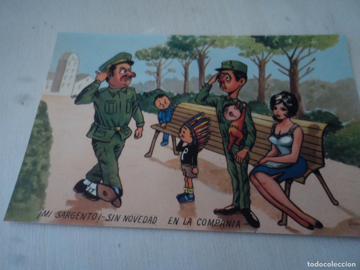 Cartoline: postal de la milicia n&ordm; 9, ed. ca&ntilde;avate, 14 x 10 cm,