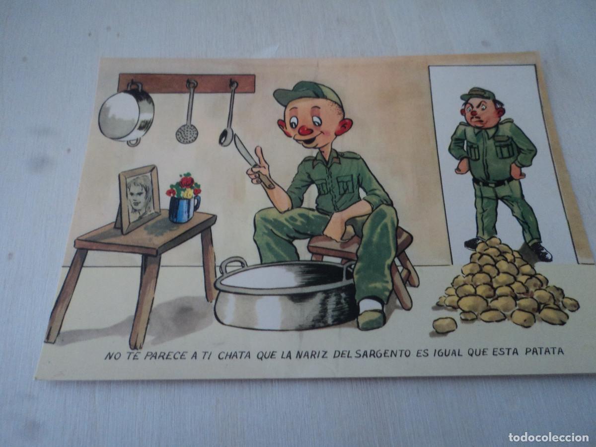 Cartoline: postal de la milicia n&ordm; 8, ed. ca&ntilde;avate, 14 x 10 cm,