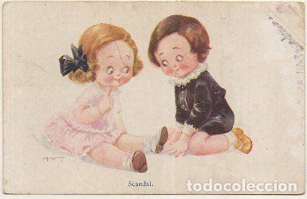 Postais: POSTAL DE HUMOR. PAREJA DE NI&Ntilde;OS P-HUMOR-246