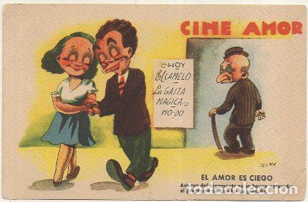 Postais: POSTAL DE HUMOR. EL AMOR ES CIEGO P-HUMOR-249