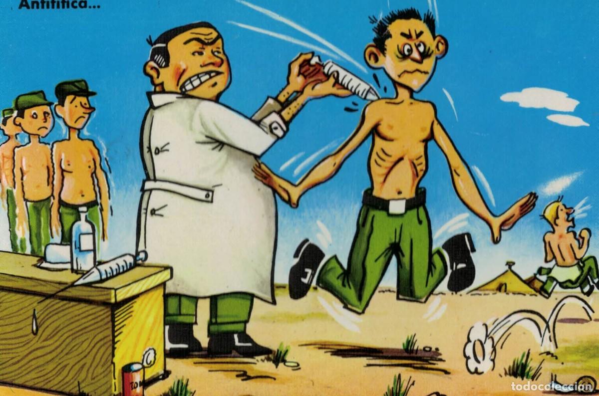 Postcards: Antit&iacute;fica / Soldado Mili Servicio Militar Ej&eacute;rcito Tifus