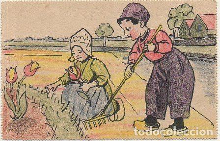 Postcards: POSTAL DE HUMOR. NI&Ntilde;O BARRIENDO P-HUMOR-254