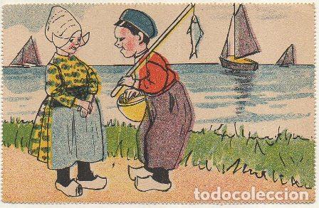 Postcards: POSTAL DE HUMOR. HABLANDO TRAS LA PESCA P-HUMOR-257,2