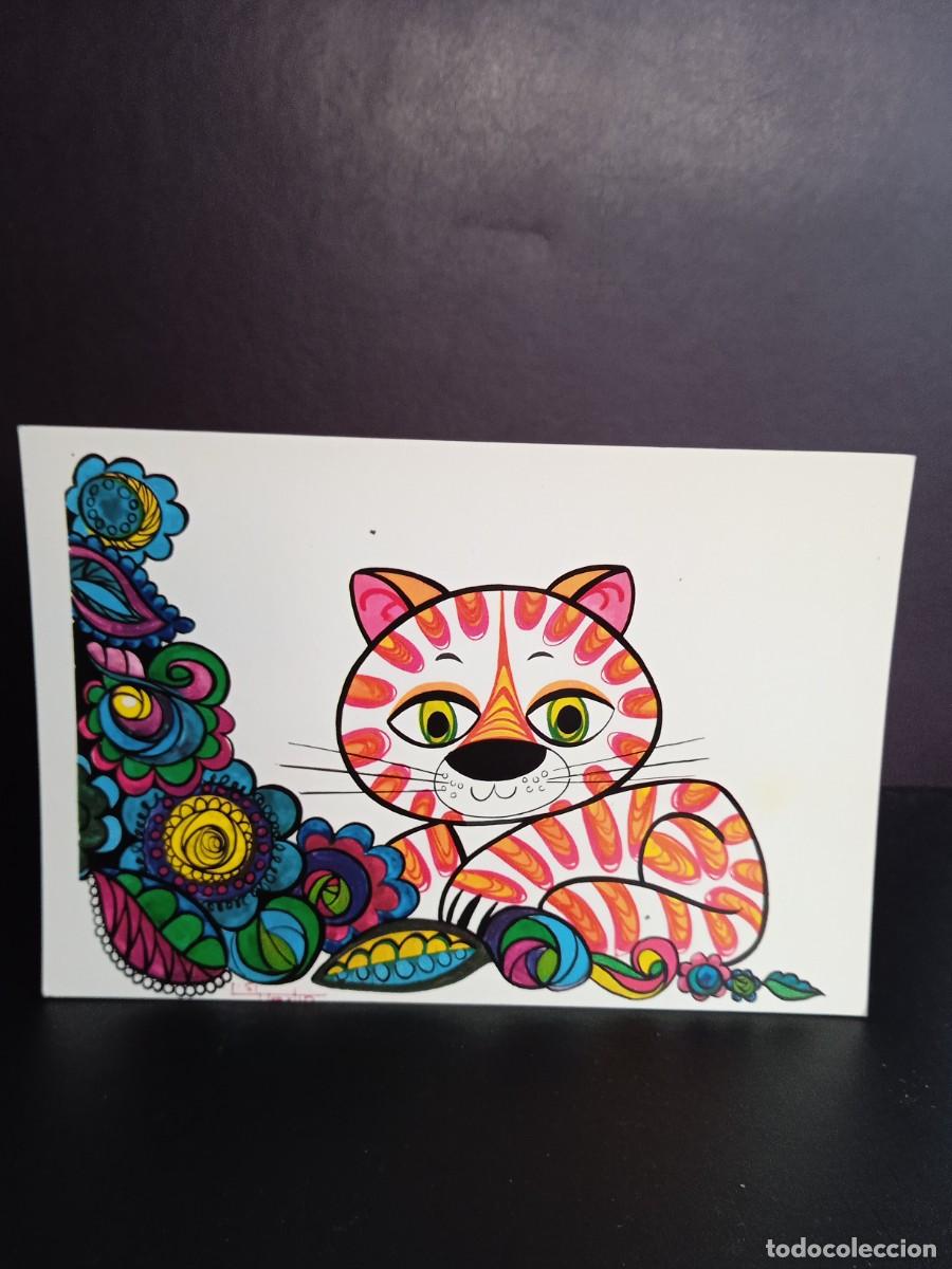 Postcards: P531 Postal Gato Lisi Mart&iacute;n O 269 Ediciones Reni