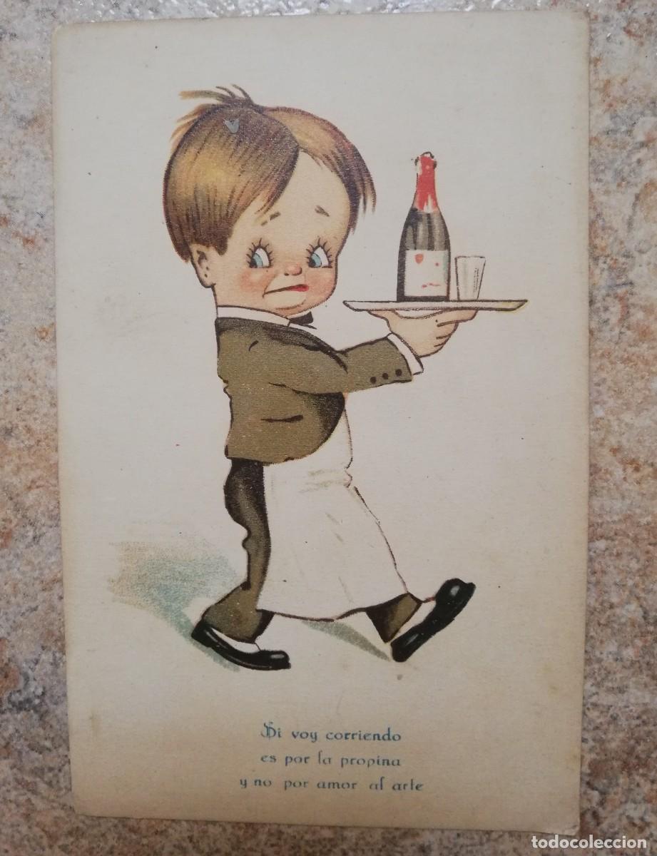 Postcards: Postal antigua caricatura a&ntilde;os 20
