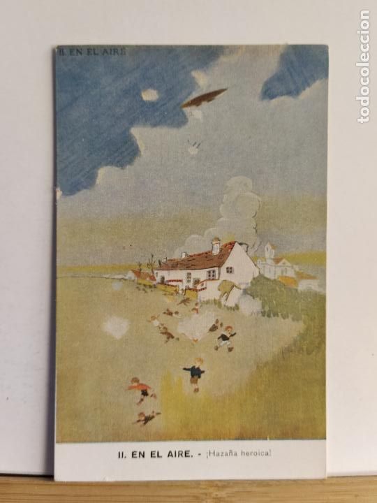 Postais: II EN EL AIRE - HAZA&Ntilde;A HEROICA - M. M. U. S. - POSTAL ANTIGUA -(107.211)