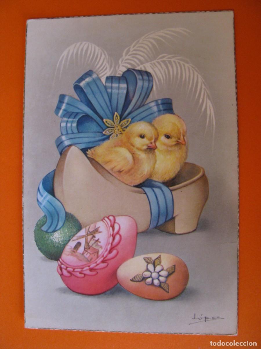 Postkarten: POSTAL DE IL. LOPEZ. C. Y Z. 570/8. ESCRITA 1963.