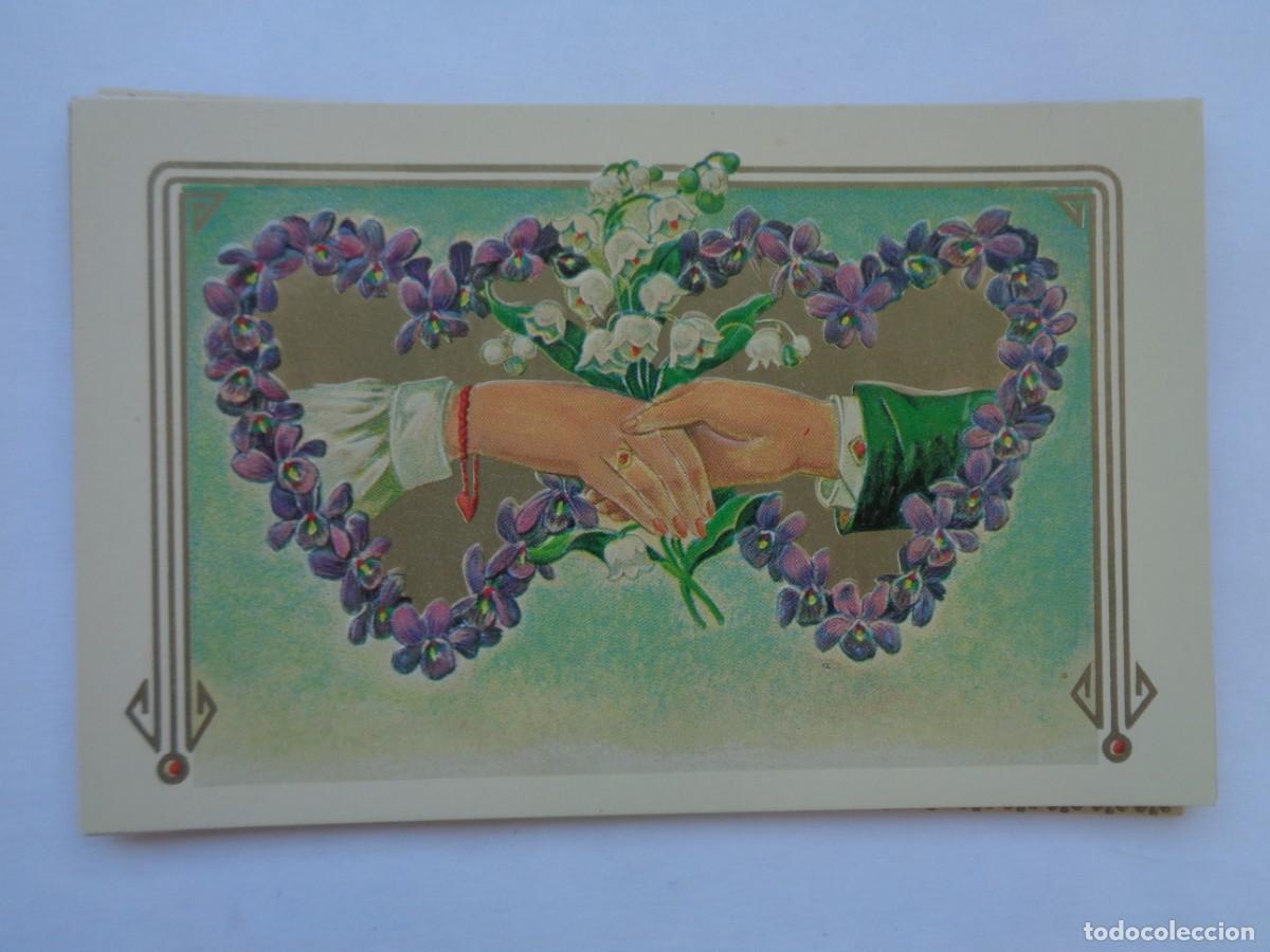 Postais: PRECIOSA POSTAL GALANTE CON BONITO DIBUJO EN RELIEVE . DE BALMES VIVES