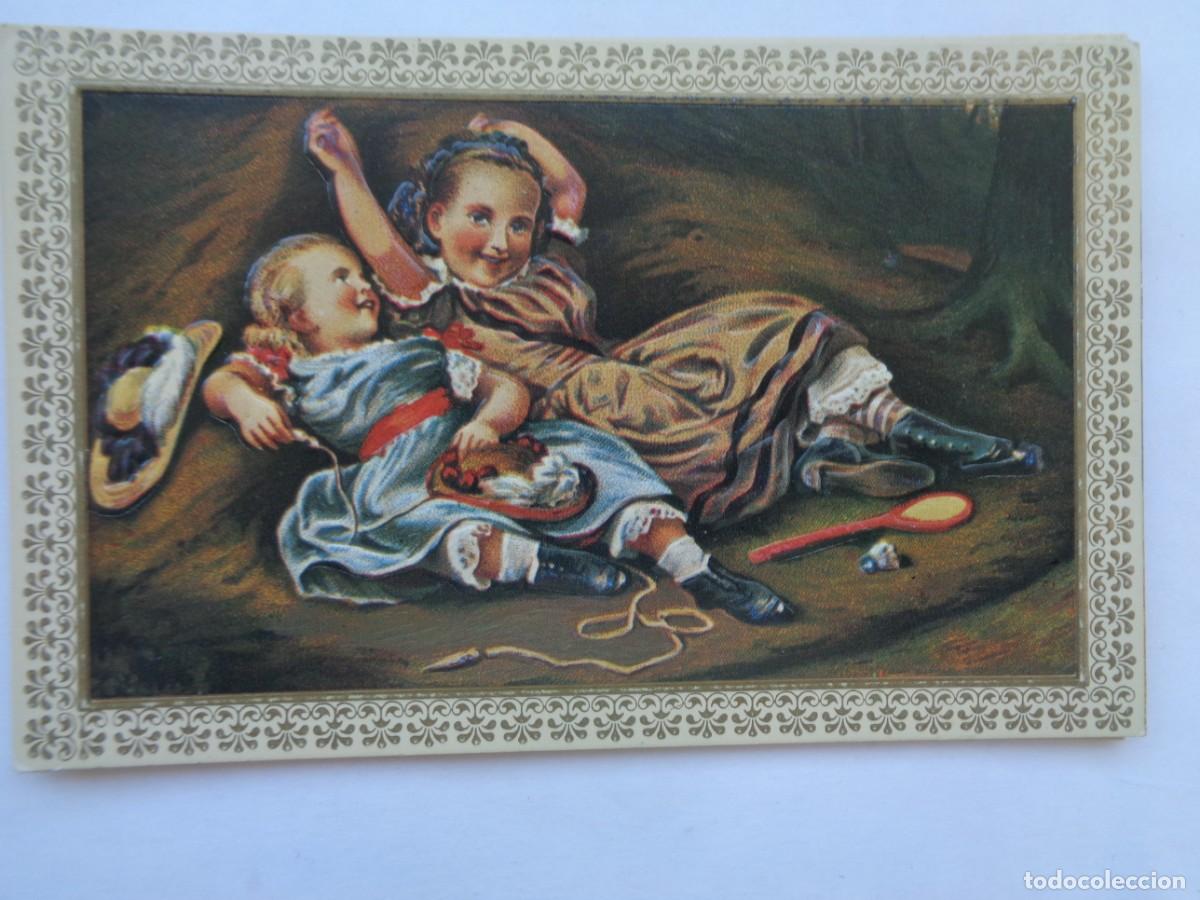 Postcards: PRECIOSA POSTAL CON BONITO DIBUJO DE NI&Ntilde;OS, EN RELIEVE . DE BALMES VIVES