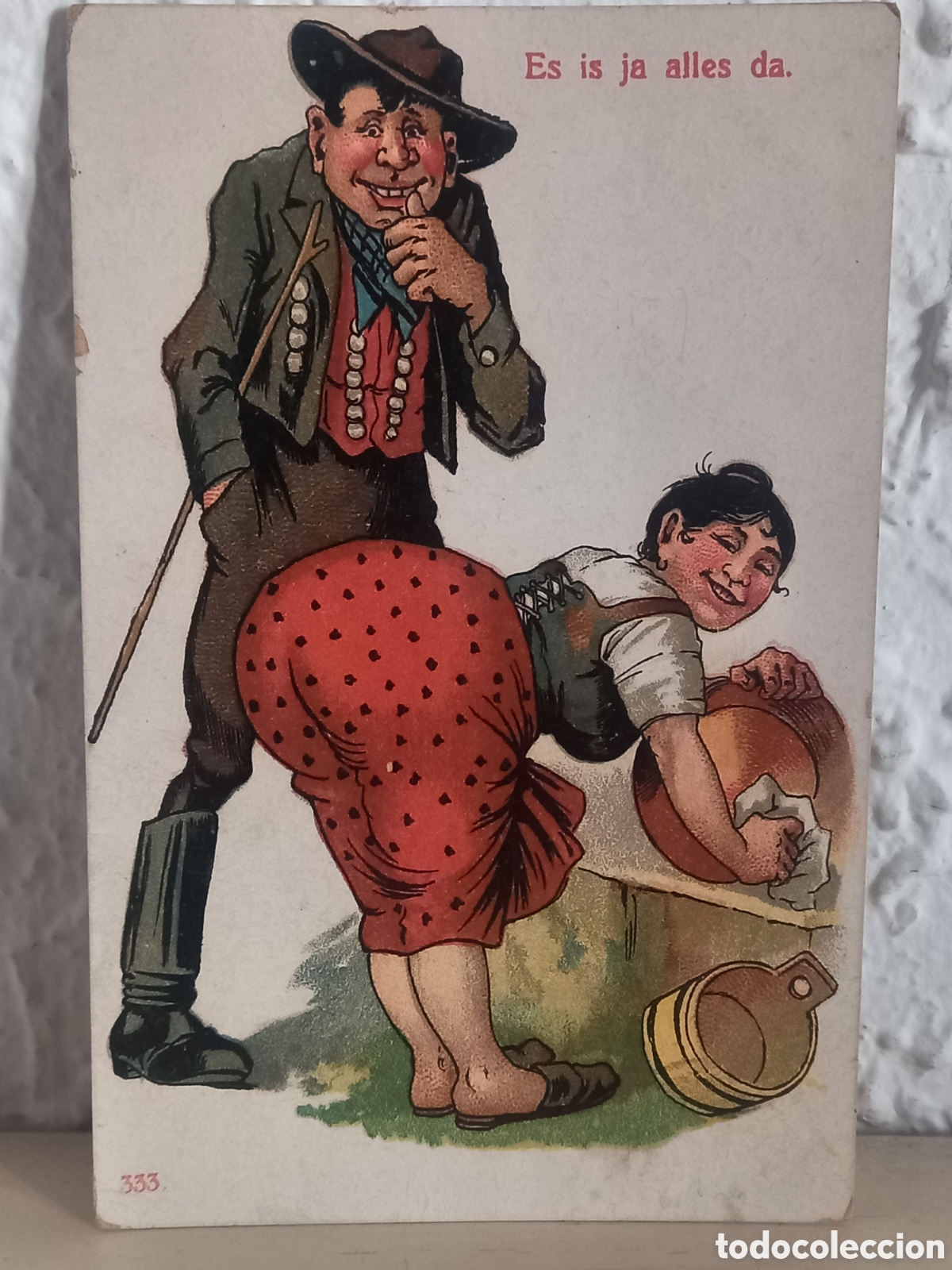 Postais: Tarjeta postal sat&iacute;rica alemana. A&ntilde;os 1920