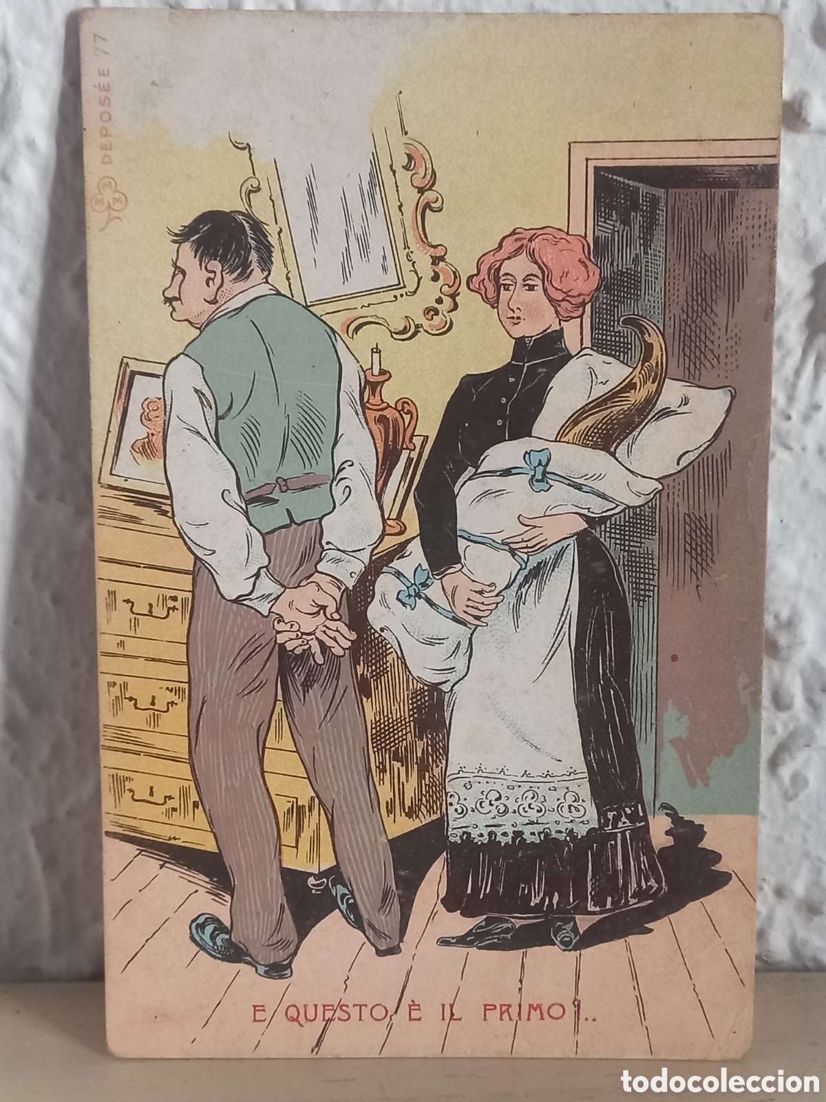Postais: Tarjeta postal sat&iacute;rica italiana. A&ntilde;os 1920
