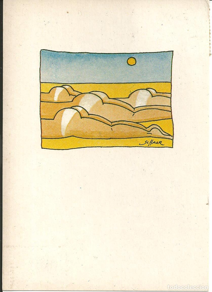 Postais: TARJETA POSTAL *CUERPOS AL SOL* - ILUSTRA SCHAAR - CIRCULADA 1989