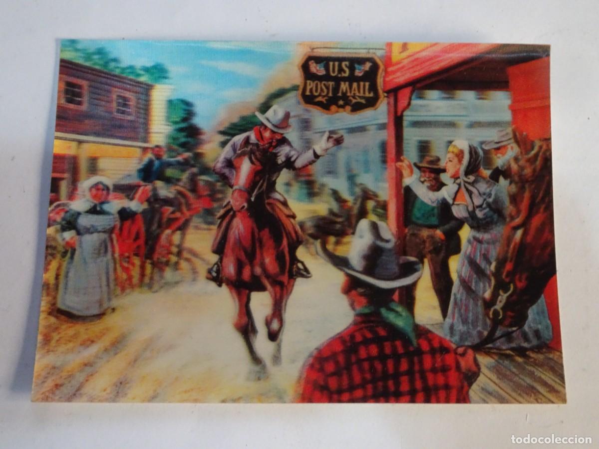 Postais: ANTIGUA POSTAL 3D VISIOMATIC, VISIORELIEF, COWBOY WESTERN, VER FOTOS