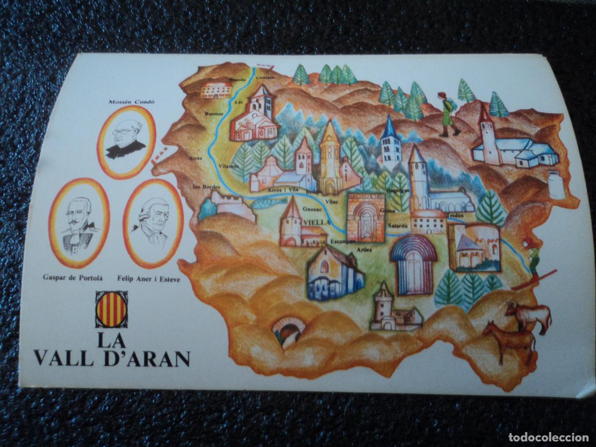 Postais: vall d`aran, campanya per identificacio del territori, congres cultura catalana, il. teresa baixas