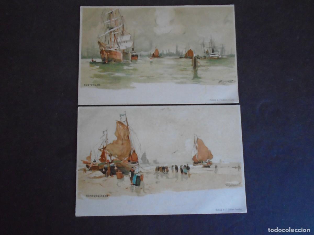 Postais: (PS-74215)LOTE DE 2 POSTALES ILUSTRADAS AMSTERDAN