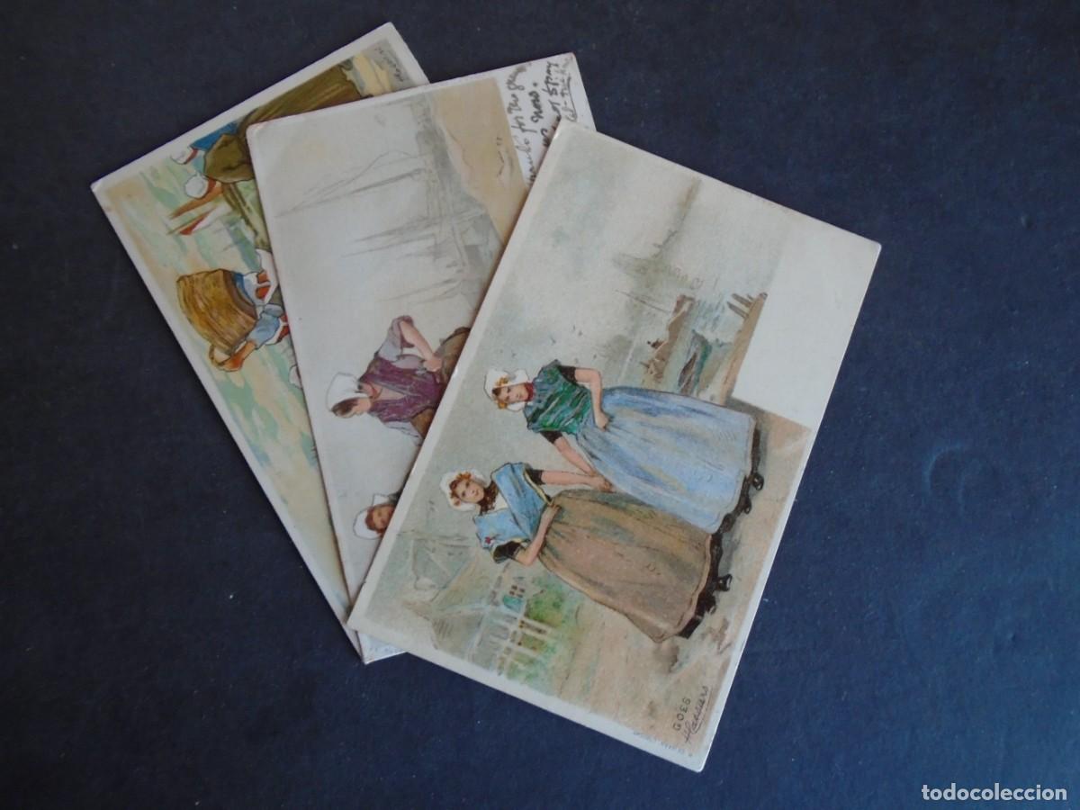 Postais: (PS-74216)LOTE DE 3 POSTALES ILUSTRADAS