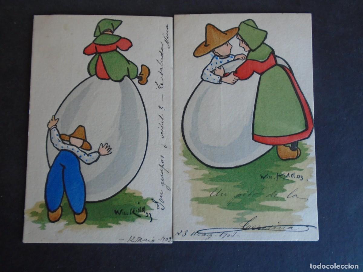 Postais: (PS-74219)LOTE DE 2 POSTALES ILUSTRADAS