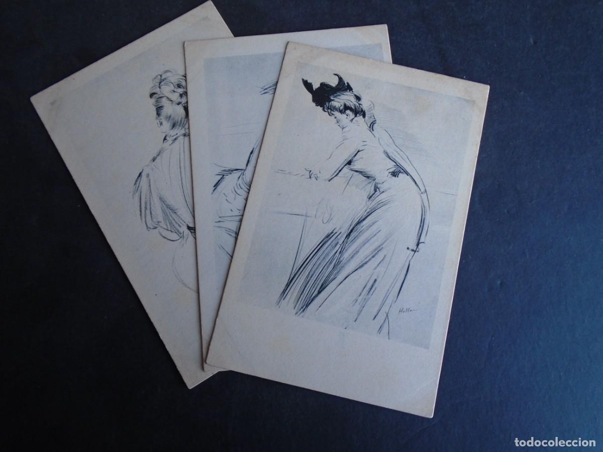 Cartoline: (PS-74280)LOTE DE 3 POSTALES ILUSTRADAS
