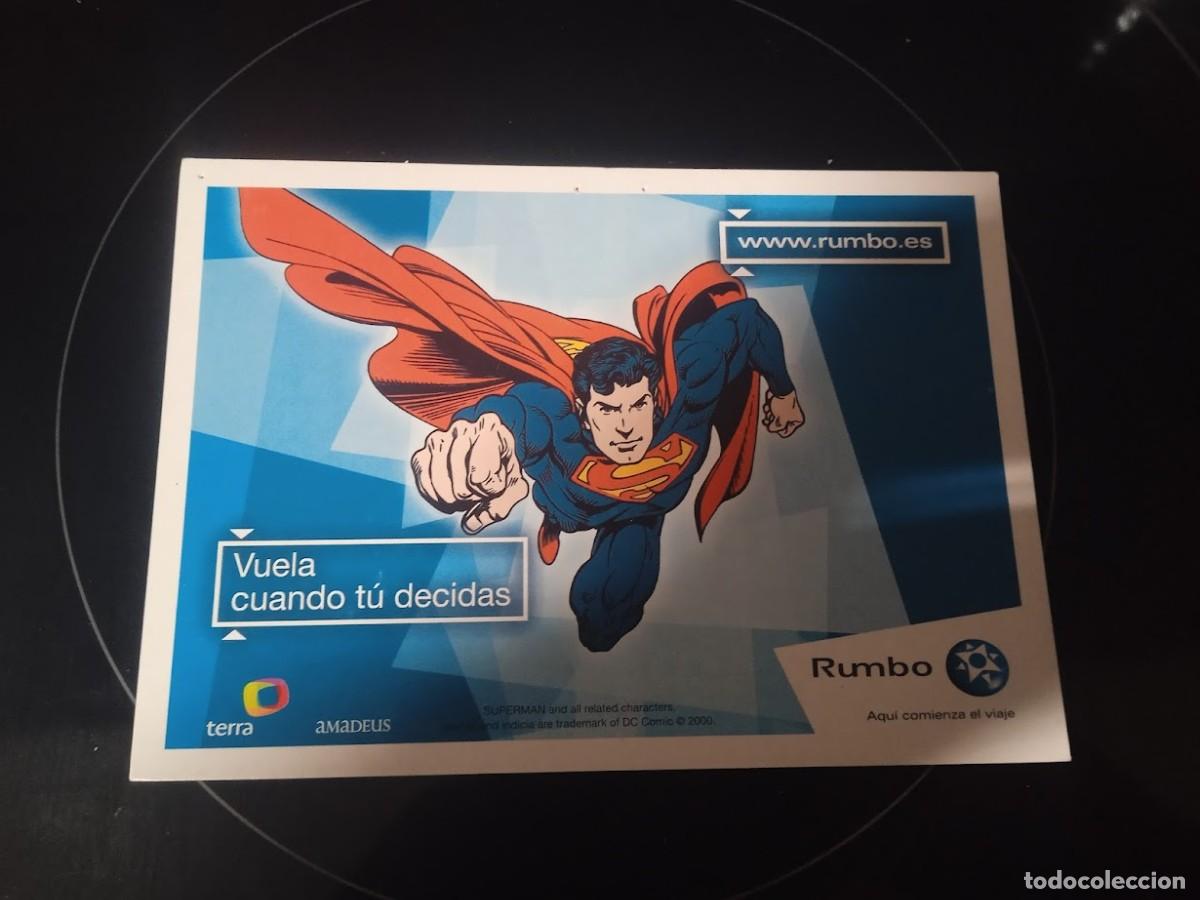 Postales: POSTAL SUPERMAN ESCRITA - Foto 1
